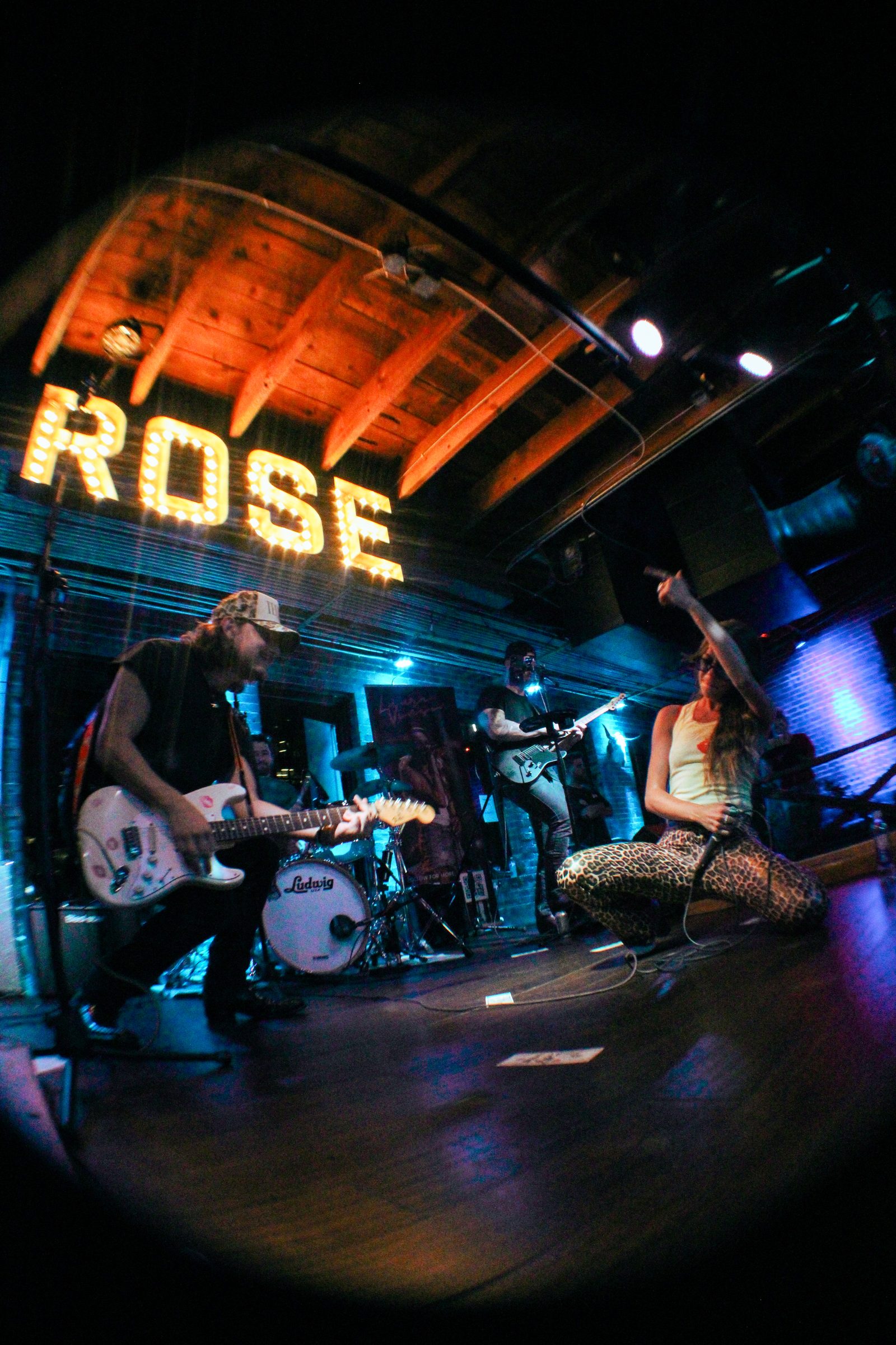 Laura Vinson performing at the Rose Room